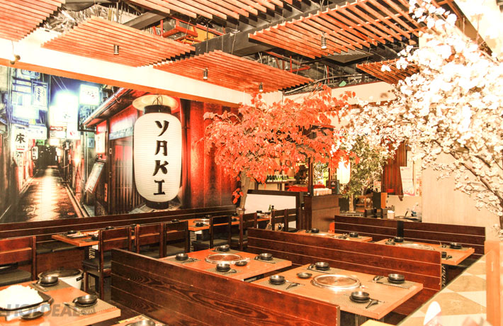 diện tích quán buffet nướng yaki times city - Hình 3