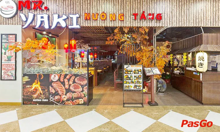 diện tích quán buffet nướng yaki times city - Hình 1