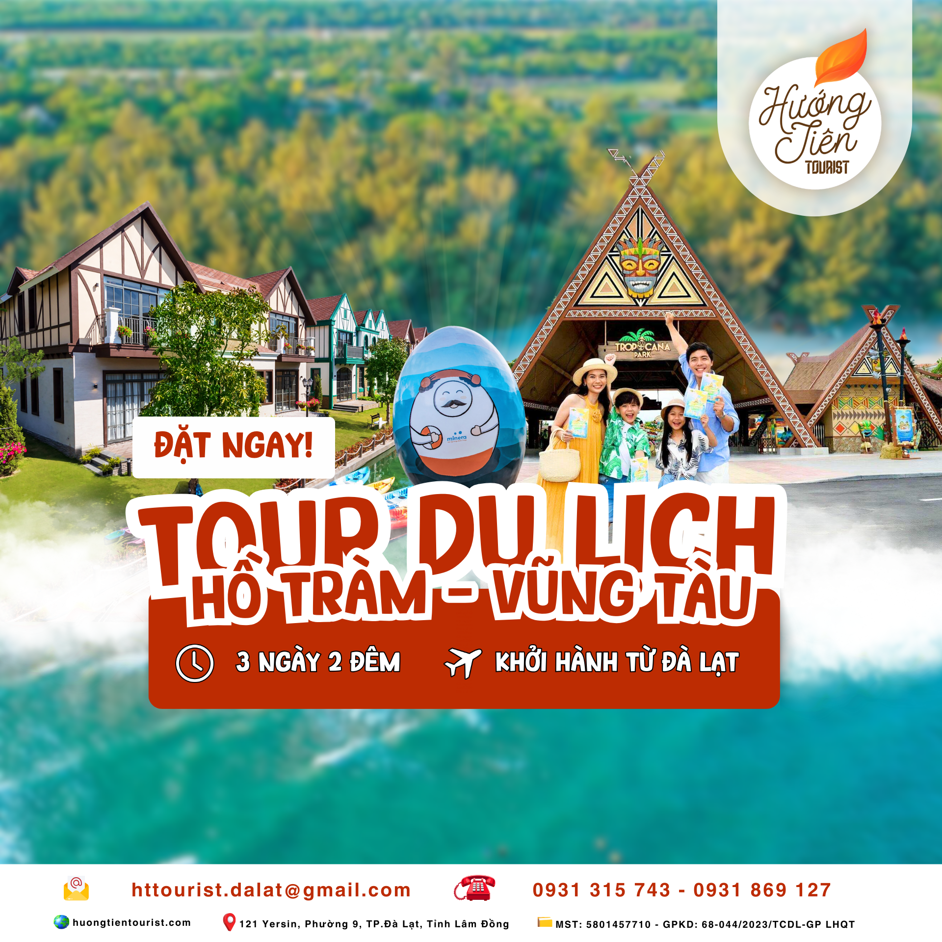 du lịch hồ tràm 3 ngày 2 đêm - Hình 3