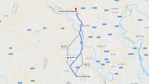 đường đi khu du lịch đại nam
