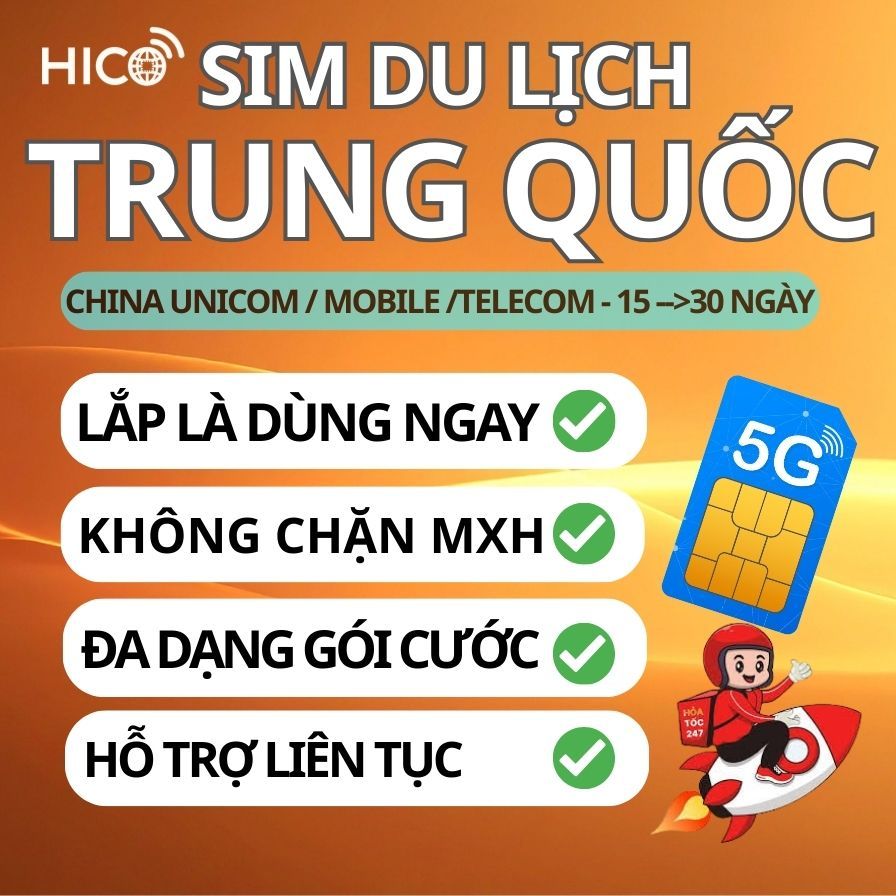 esim du lịch trung quốc china unicom sim4g - Hình 5