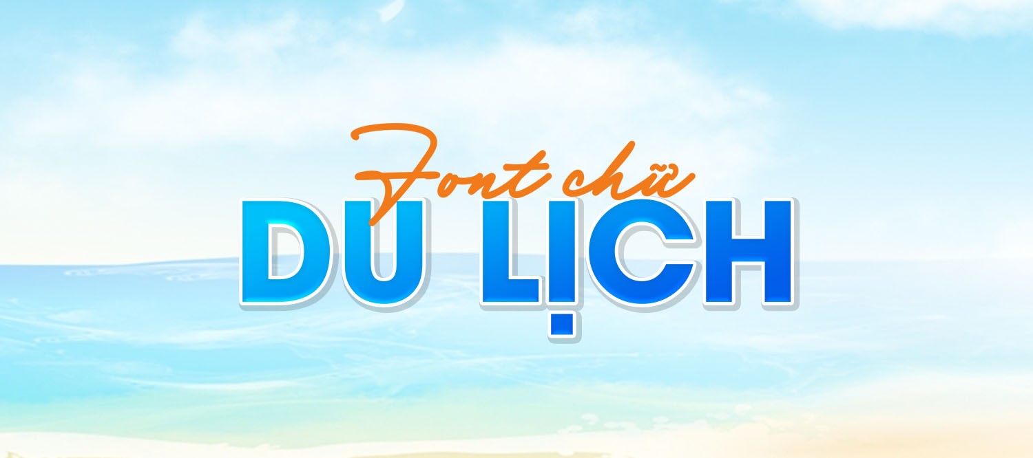 font chữ du lịch - Hình 1
