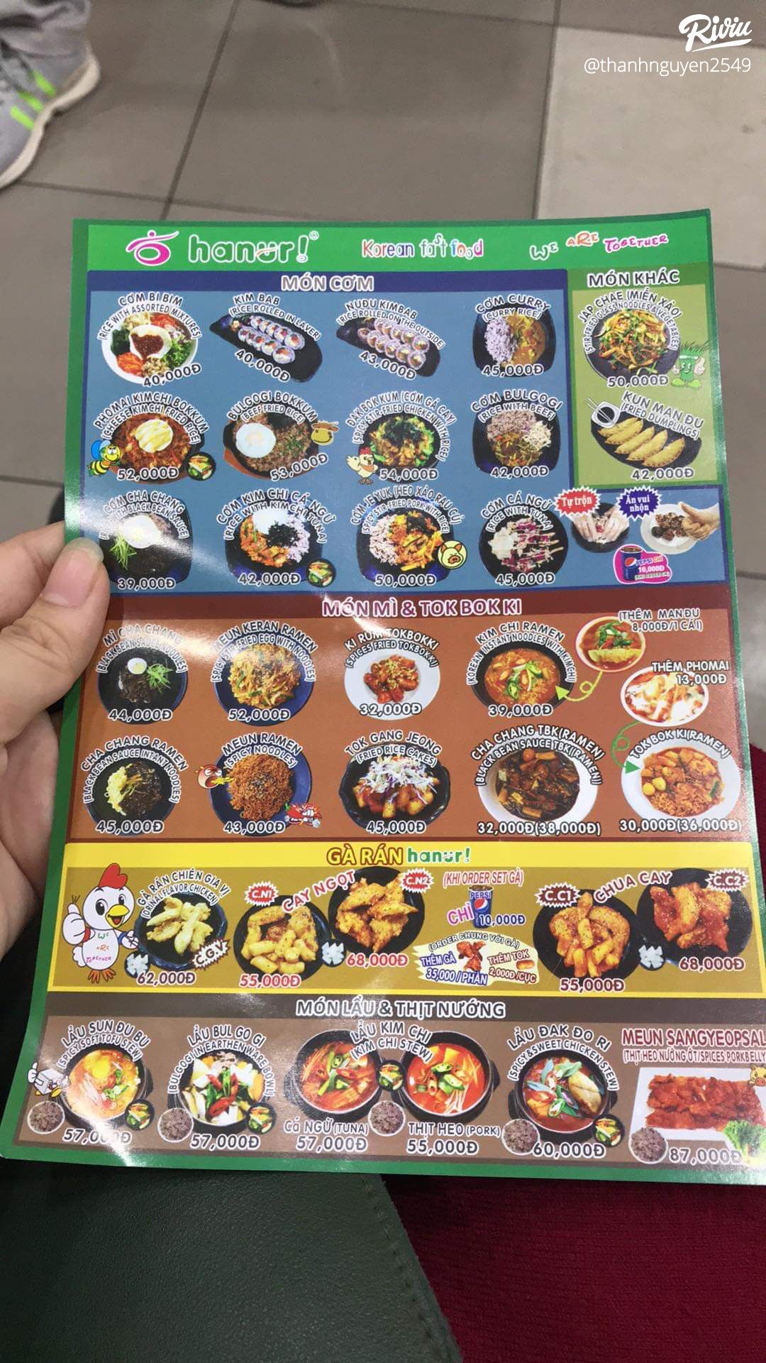 hanuri quán ăn hàn quốc cộng hòa - Hình 5