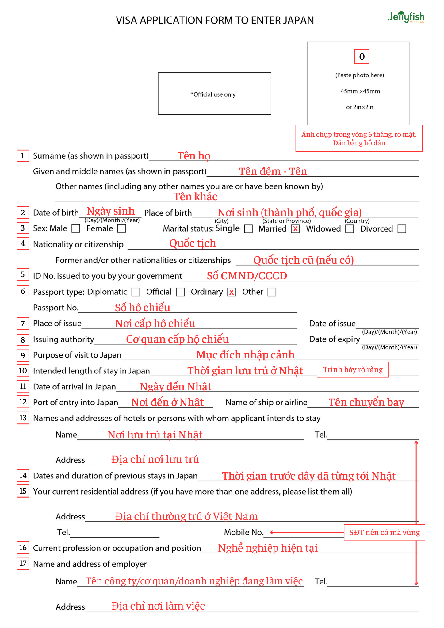 hồ sơ xin visa du lịch nhật bản - Hình 4