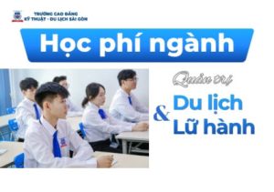 học phí ngành quản trị du lịch và lữ hành