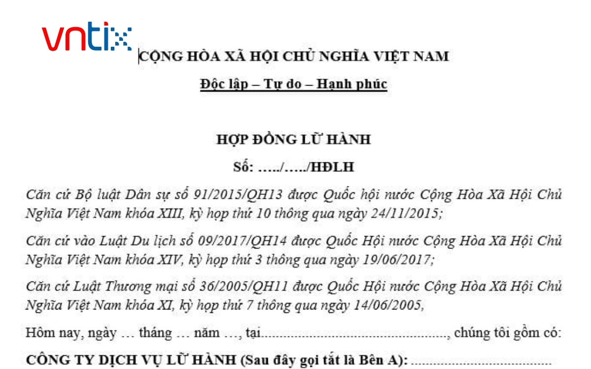 hợp đồng du lịch - Hình 5