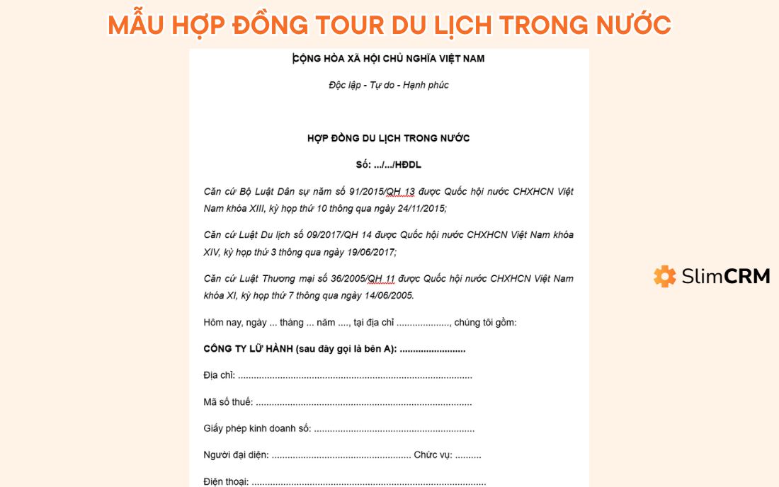 hợp đồng du lịch vietravel - Hình 3