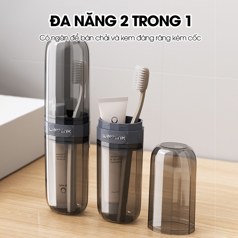 hộp đựng bàn chải đánh răng du lịch - Hình 1