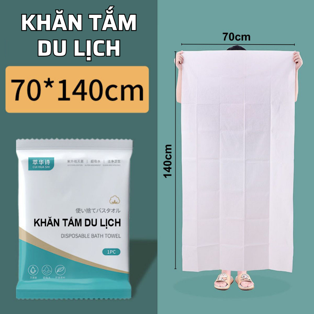 khăn tắm du lịch - Hình 2