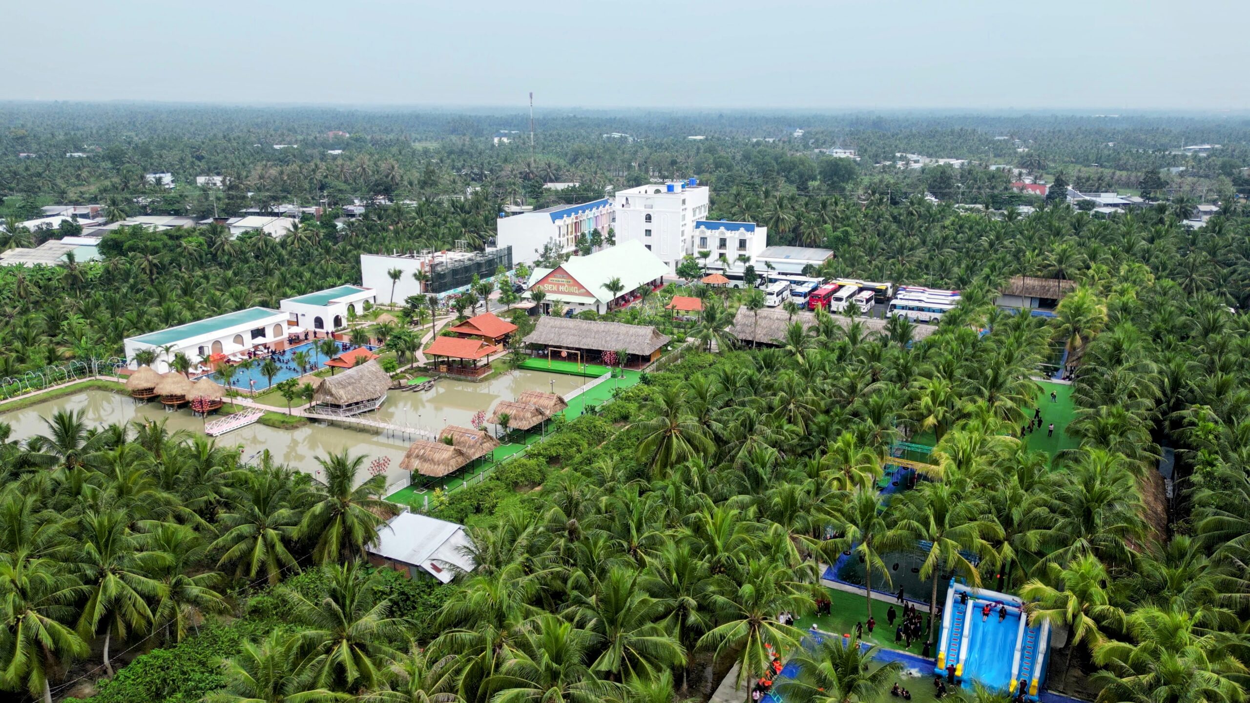khu du lịch sen hồng bến tre - Hình 1