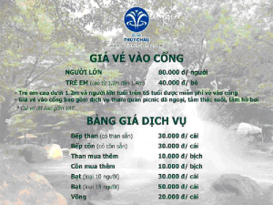 khu du lịch thủy châu giá vé vào cổng 2025