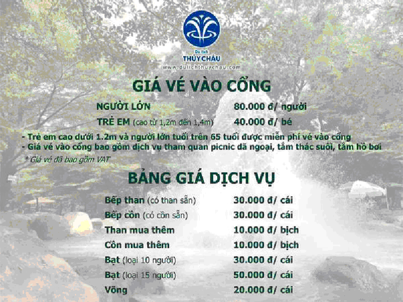 khu du lịch thủy châu giá vé vào cổng 2025 - Hình 1