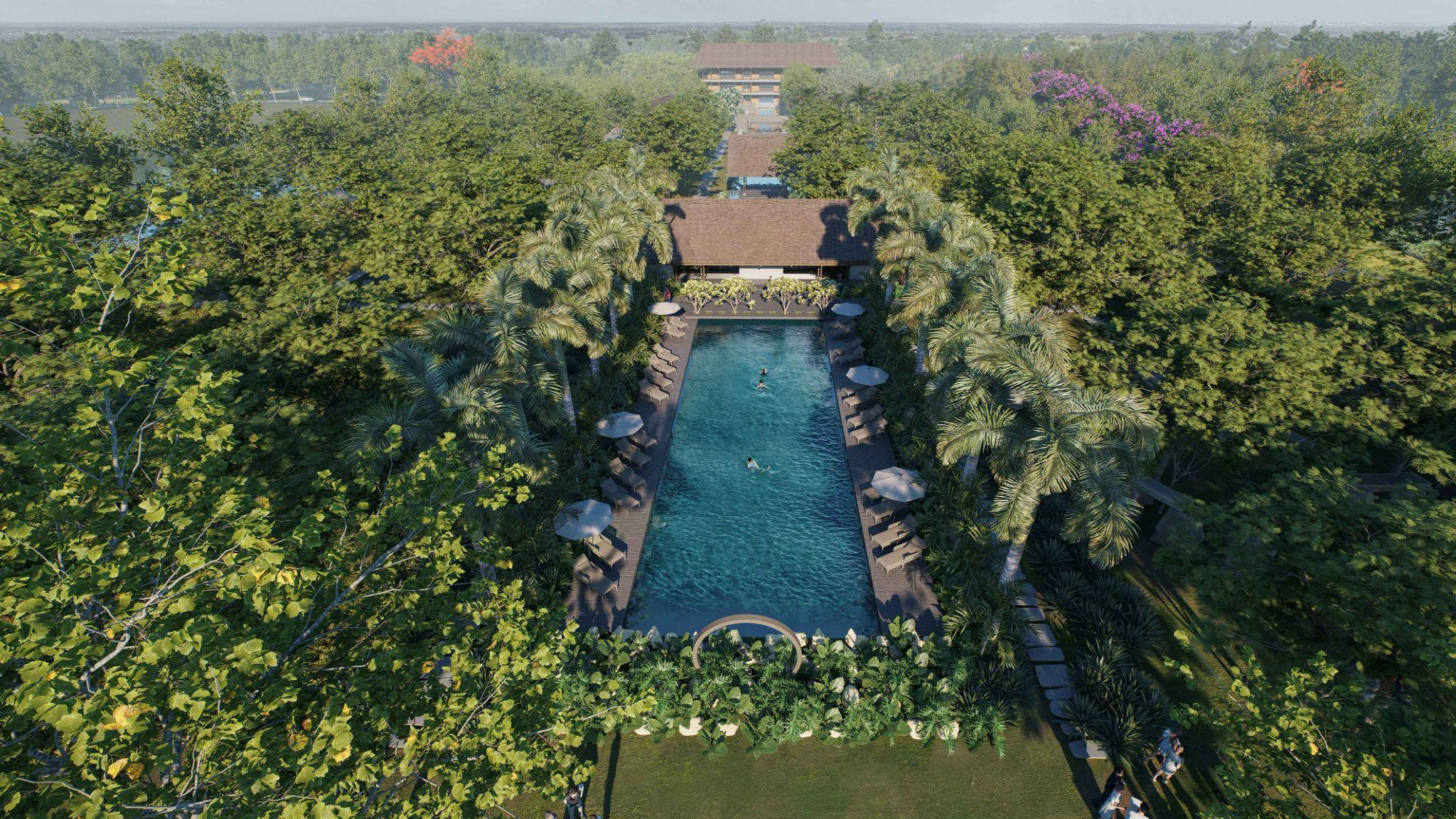 làng sinh thái du lịch eco village - Hình 2