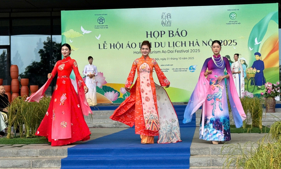 lễ hội áo dài du lịch hà nội 2025 - Hình 3