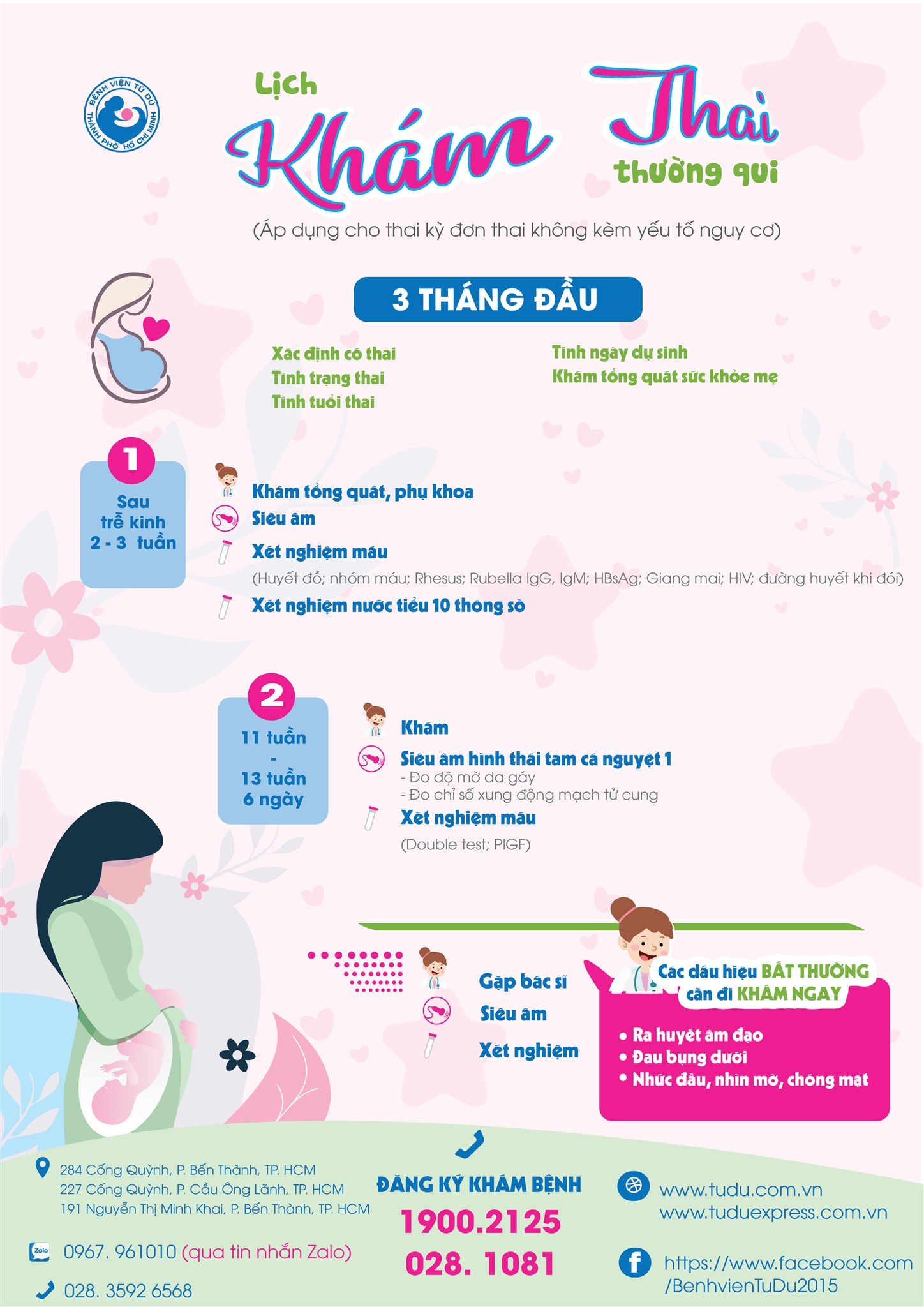 lịch khám thai bệnh viện từ dũ - Hình 3