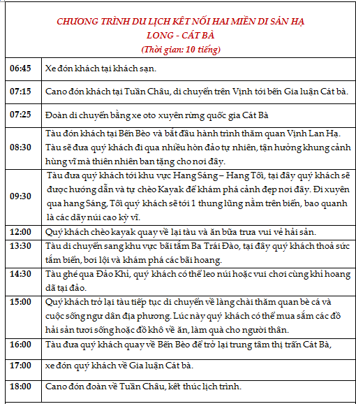 lịch trình du lịch hạ long - Hình 4