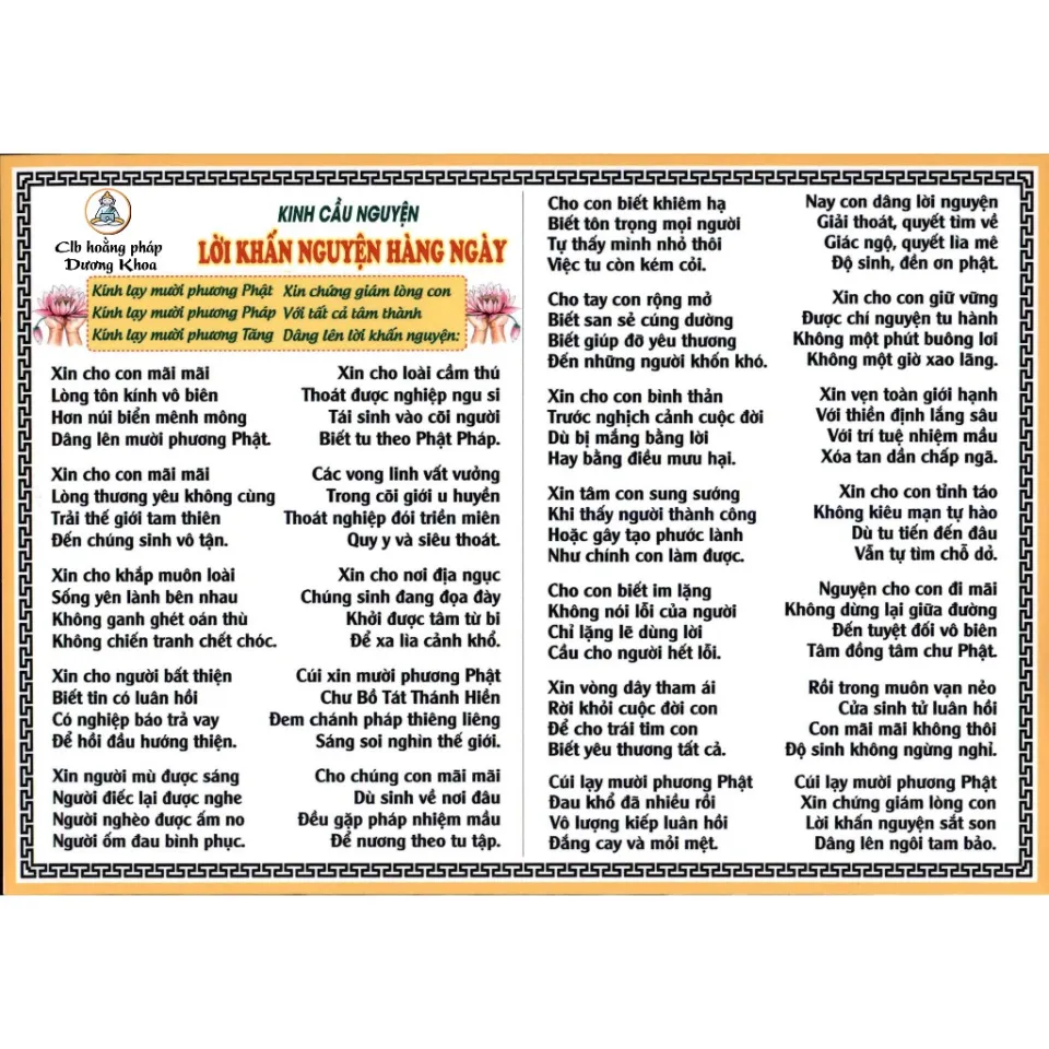 lời khấn nguyện hàng ngày - Hình 2