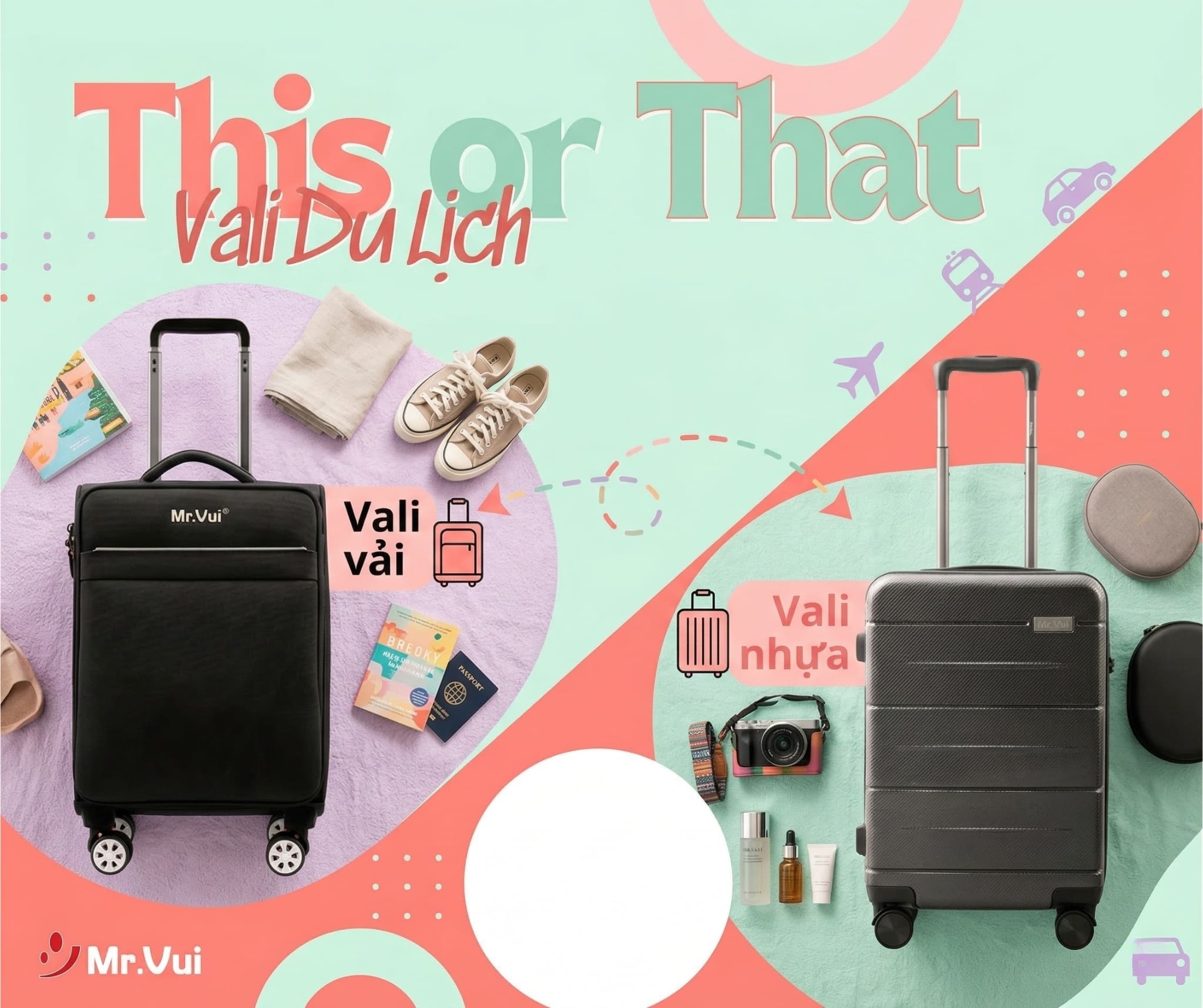 lựa chọn vali kéo du lịch - Hình 5