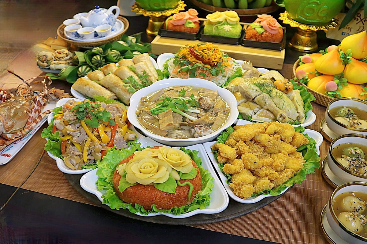 mâm cỗ cúng giỗ - Hình 2