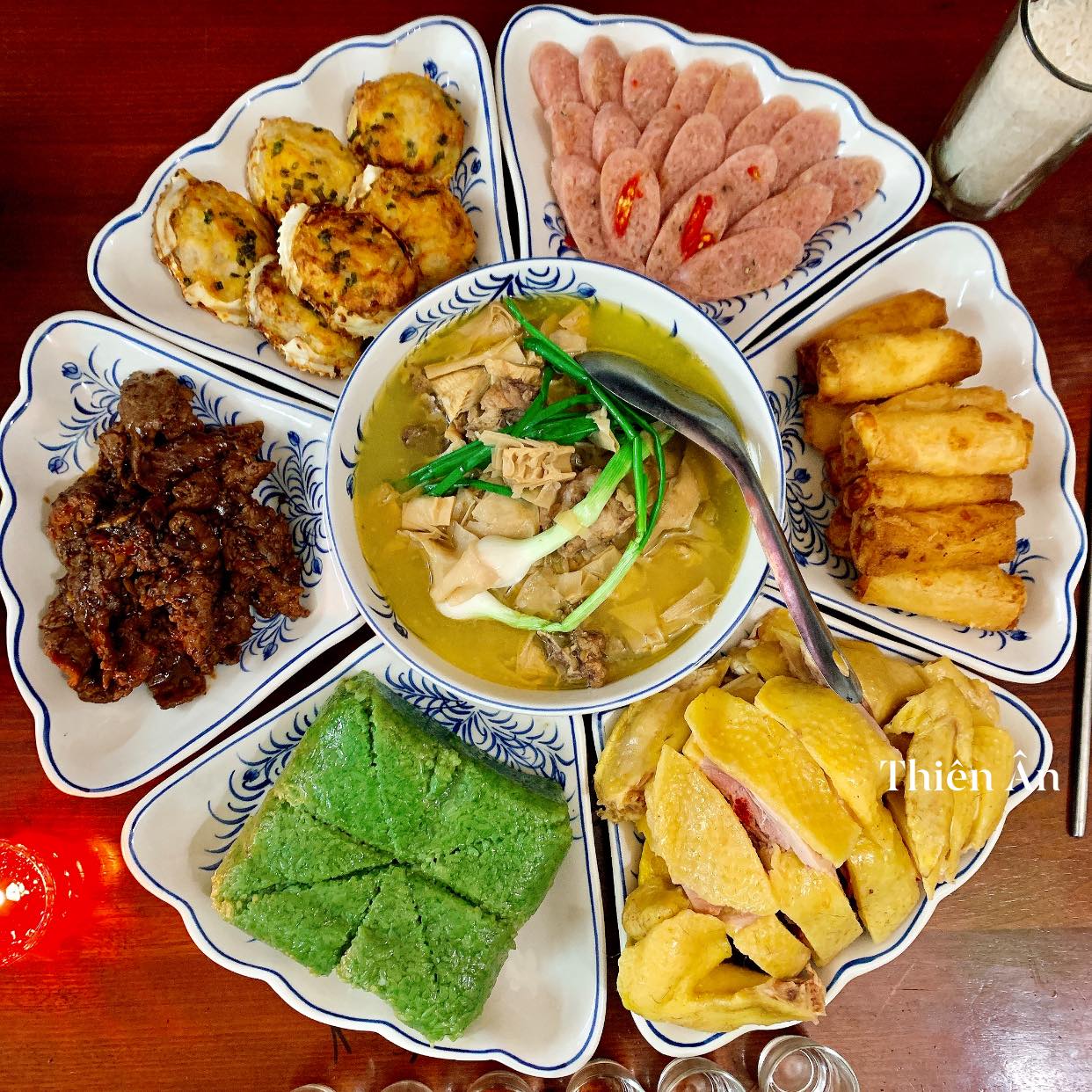 mâm cơm cúng - Hình 3