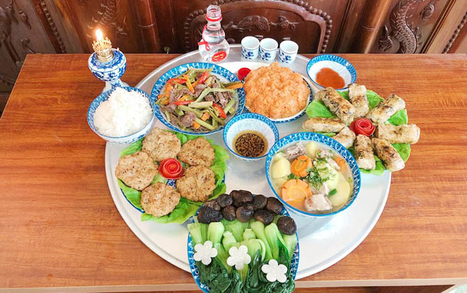 mâm cơm cúng giỗ - Hình 5