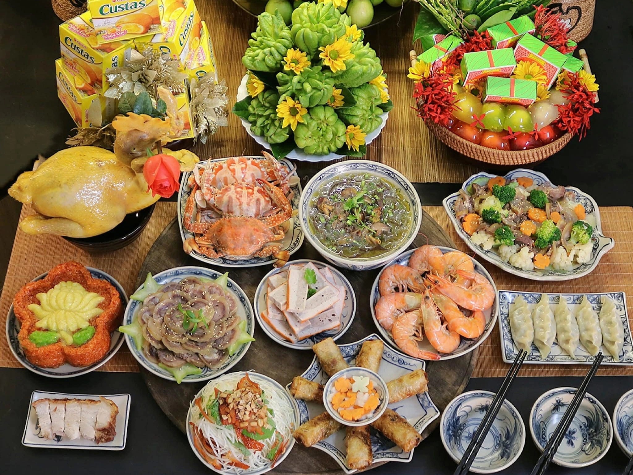 mâm cơm cúng ông táo - Hình 2