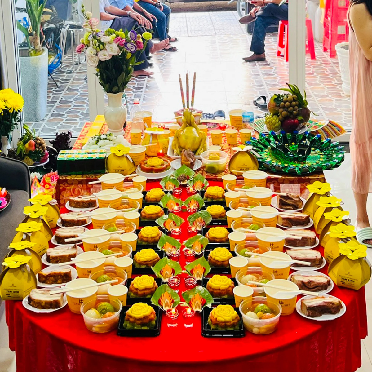 mâm cúng đầy tháng - Hình 5