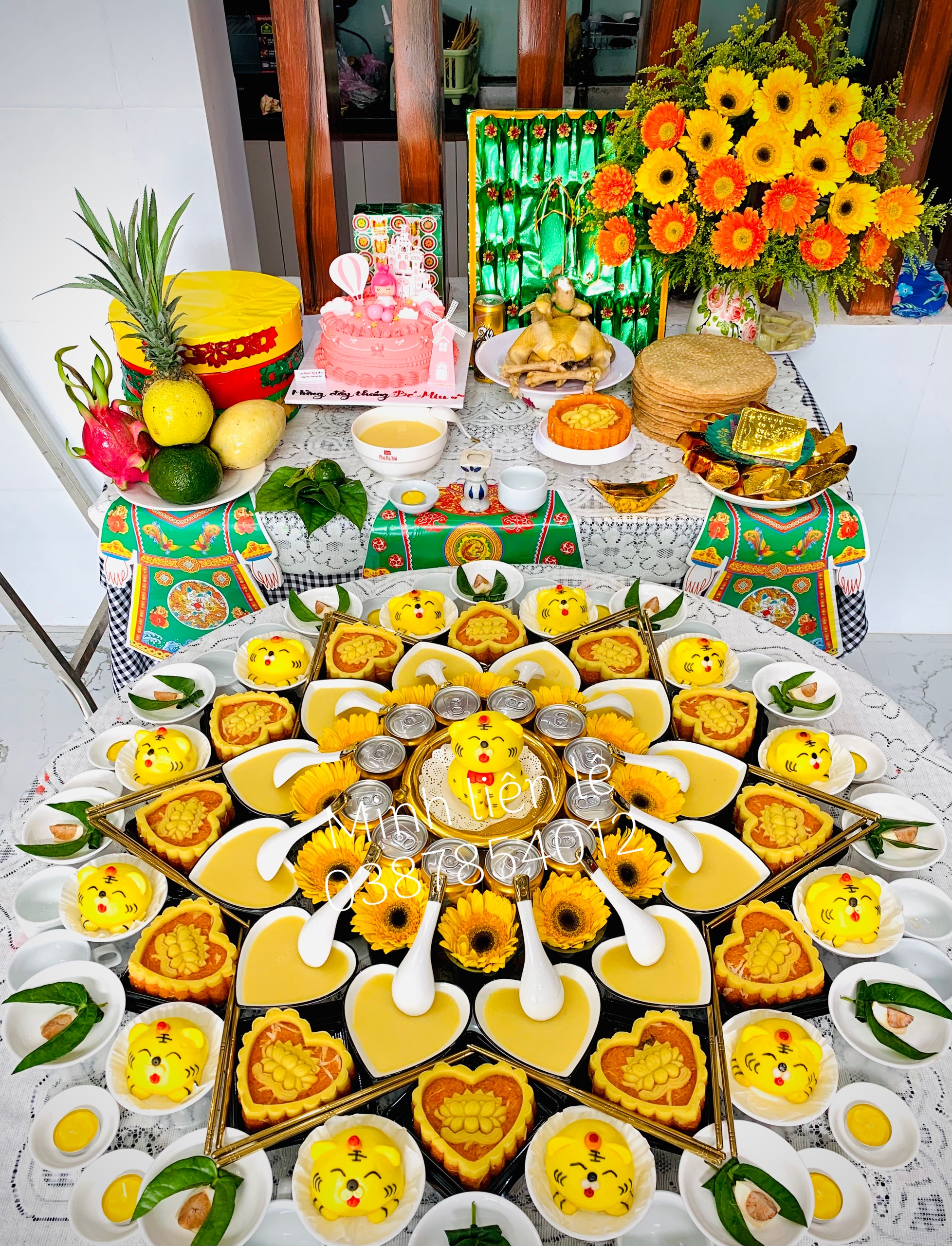mâm cúng đầy tháng - Hình 1