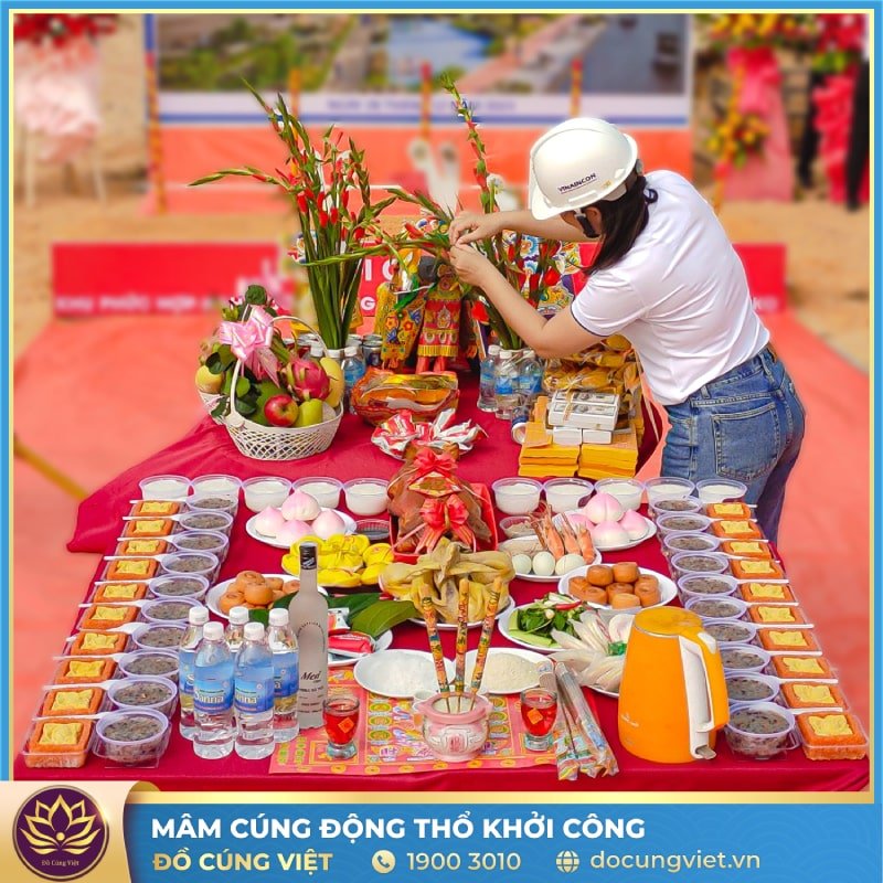 mâm cúng động thổ - Hình 4