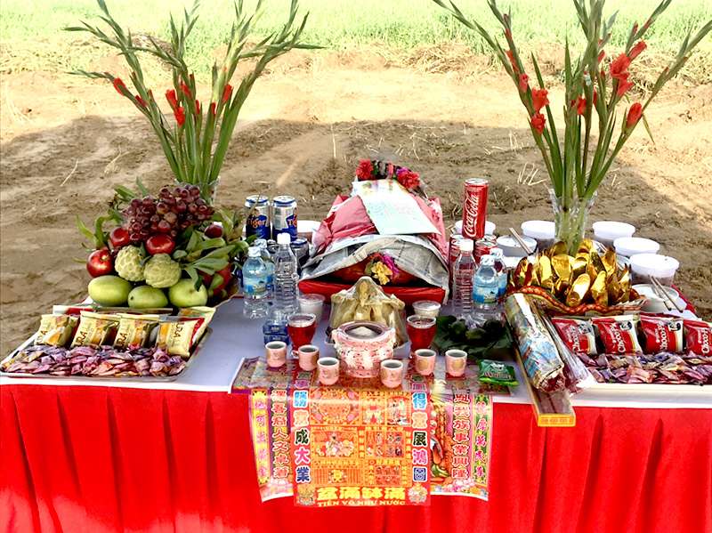 mâm cúng đông thổ xây nhà - Hình 3