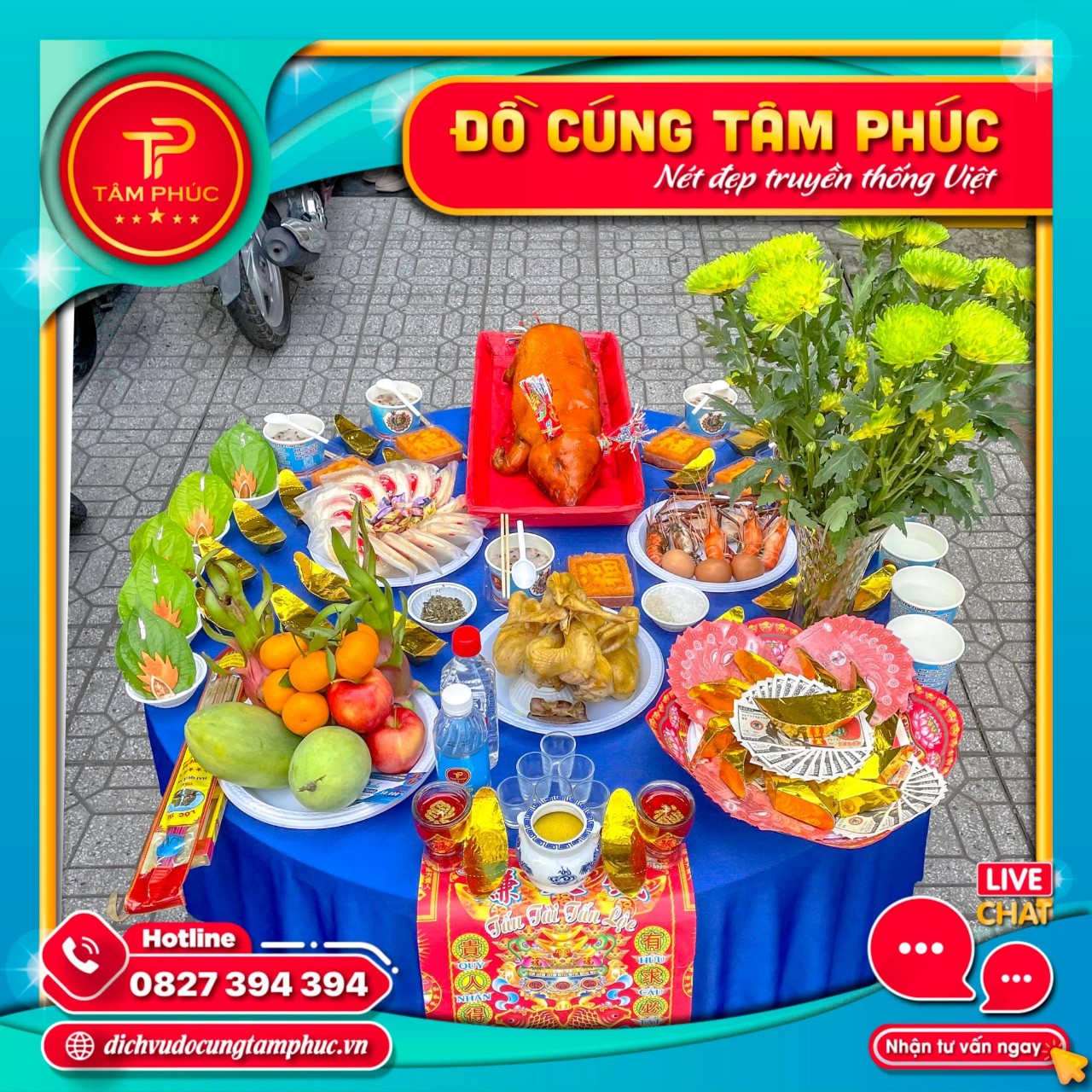mâm cúng khai trương - Hình 4