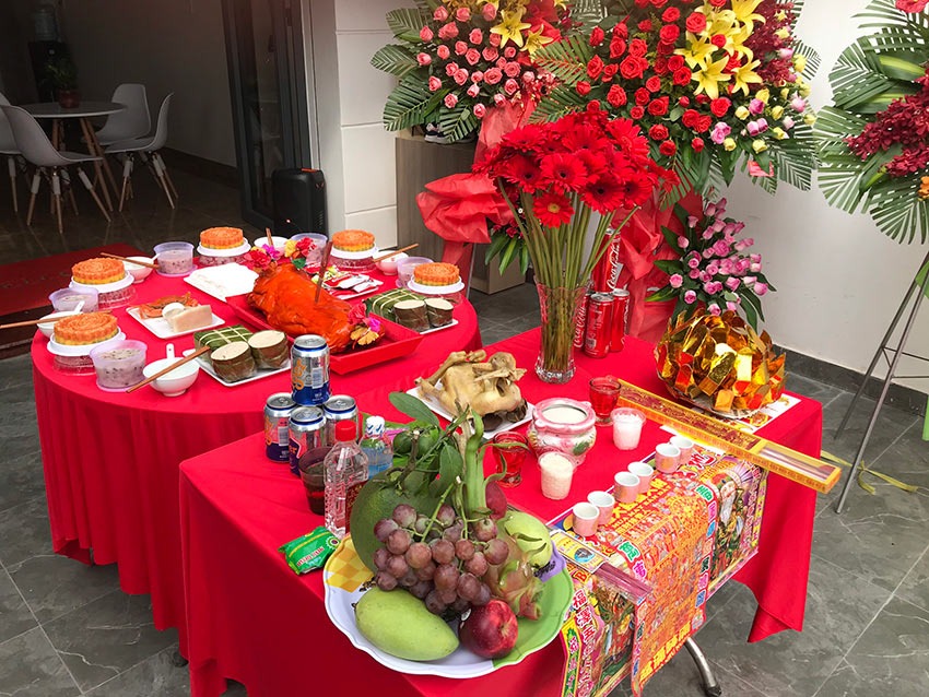 mâm cúng khai trương - Hình 5