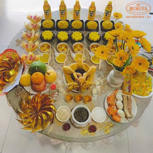 mâm cúng khai trương - Hình 1
