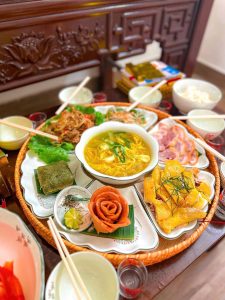 mâm cúng rằm tháng giêng