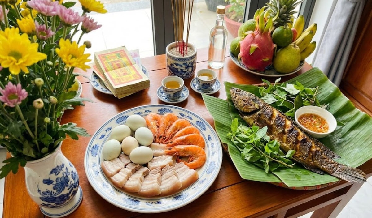 mâm cúng thần tài - Hình 3