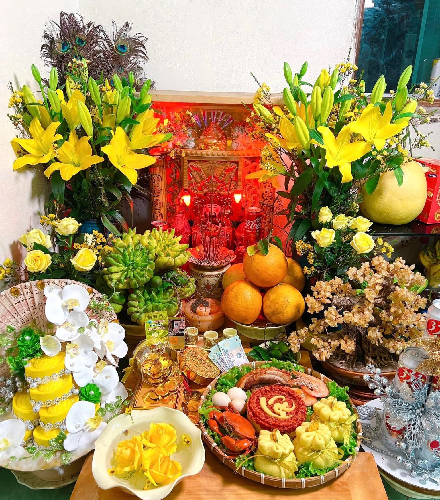 mâm cúng thần tài - Hình 5