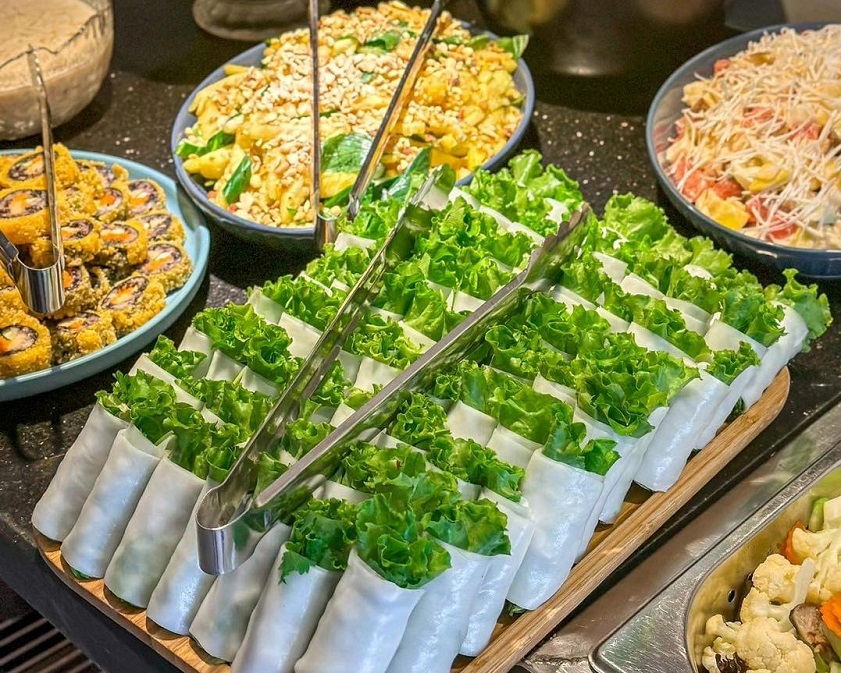 những quán buffet chay ngon ở hà nội - Hình 5