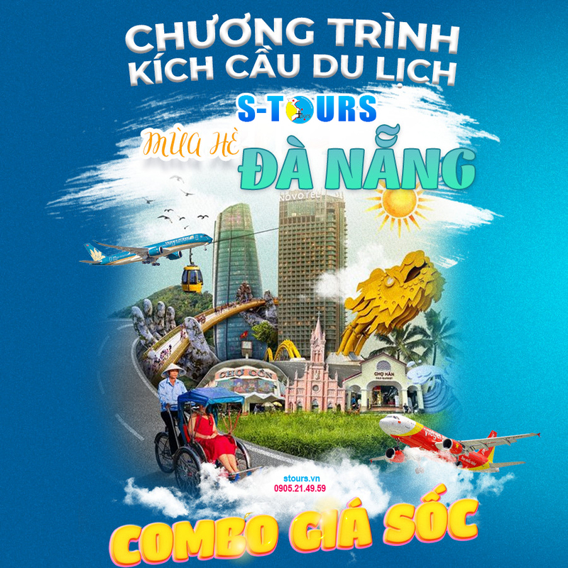 poster du lịch đà nẵng - Hình 4