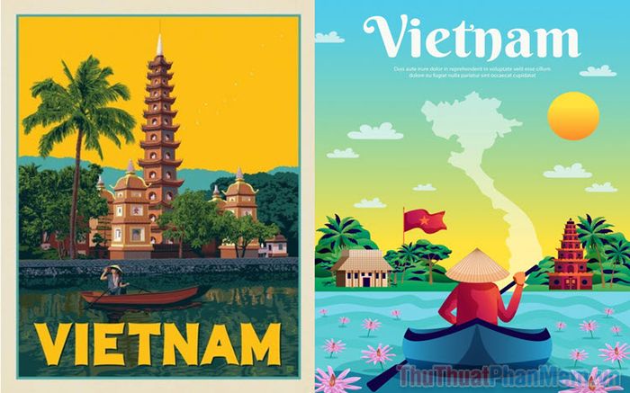 poster du lịch việt nam - Hình 2