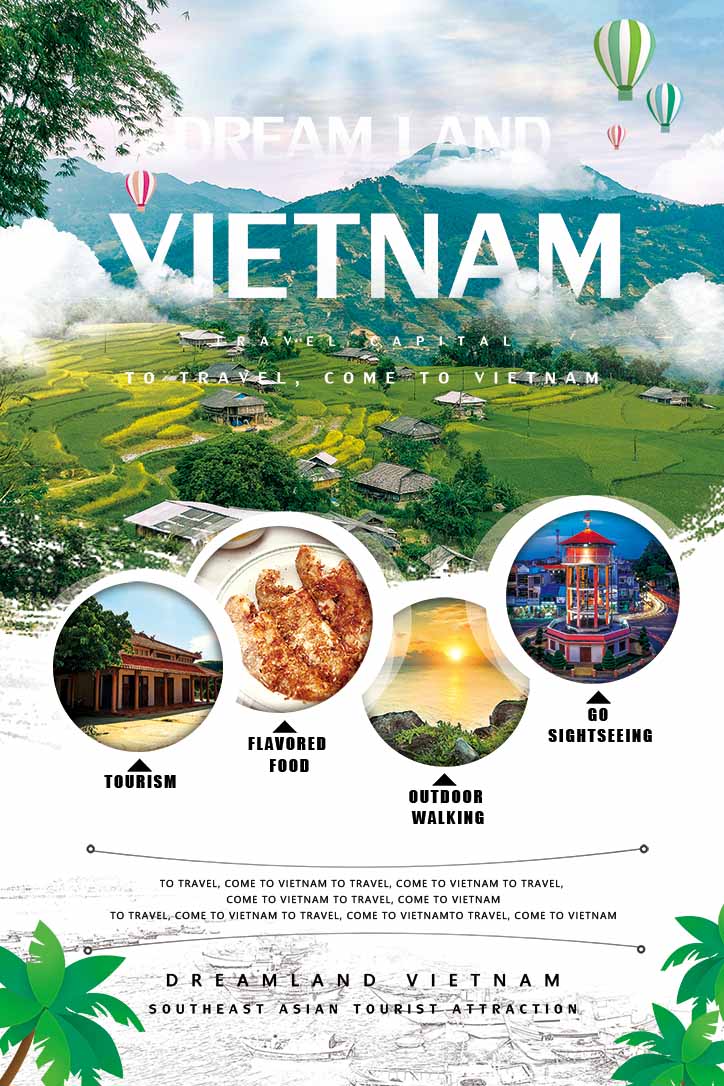 poster du lịch việt nam - Hình 1