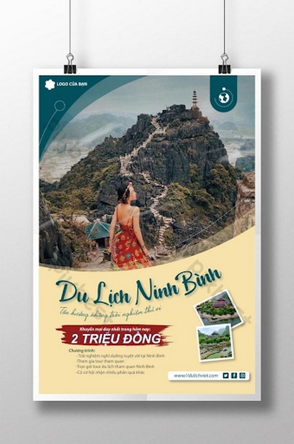 poster tour du lịch - Hình 3