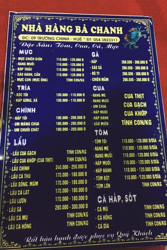 quán ăn bà chanh - Hình 2
