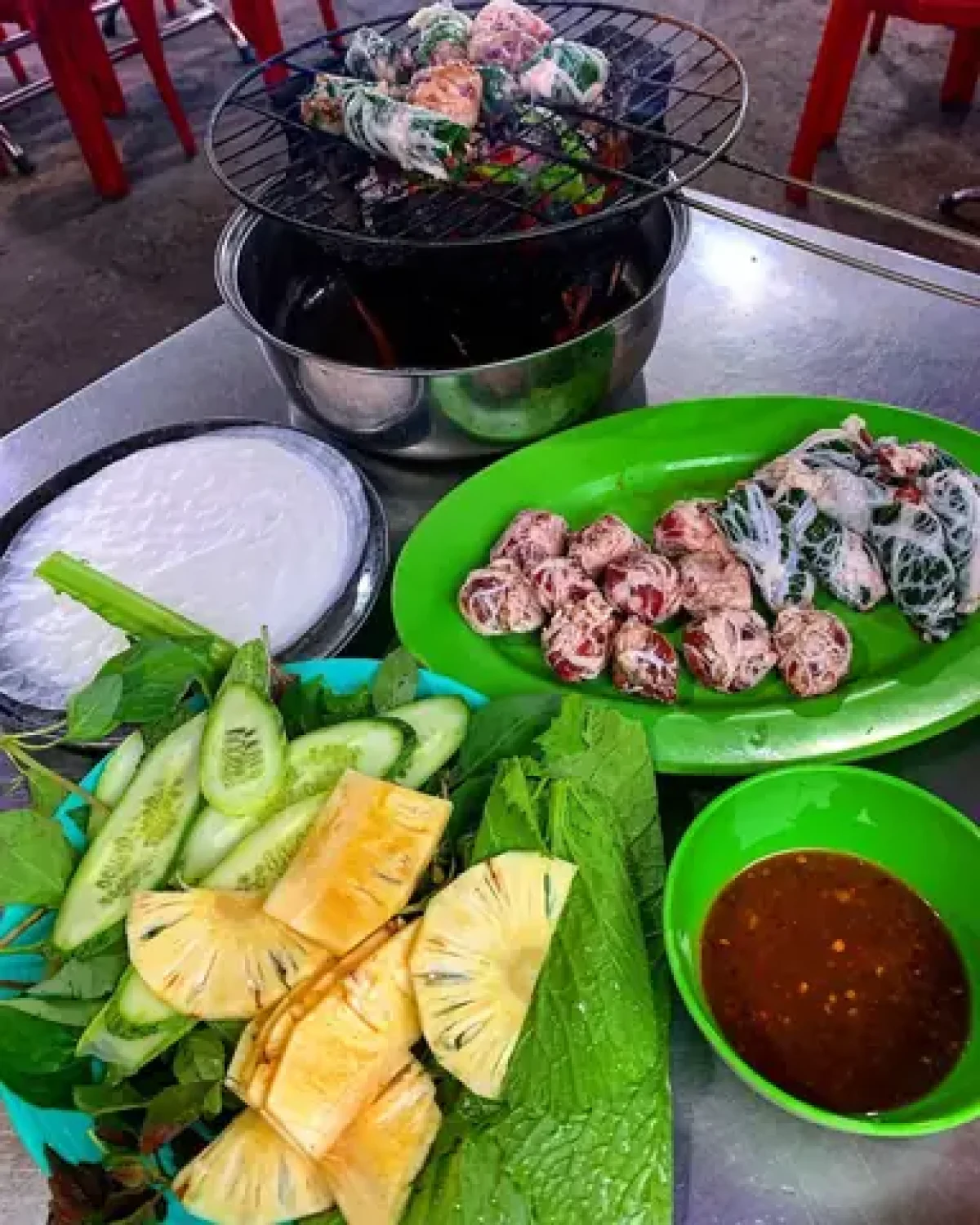 quán ăn hàng dừa bò nướng - Hình 1