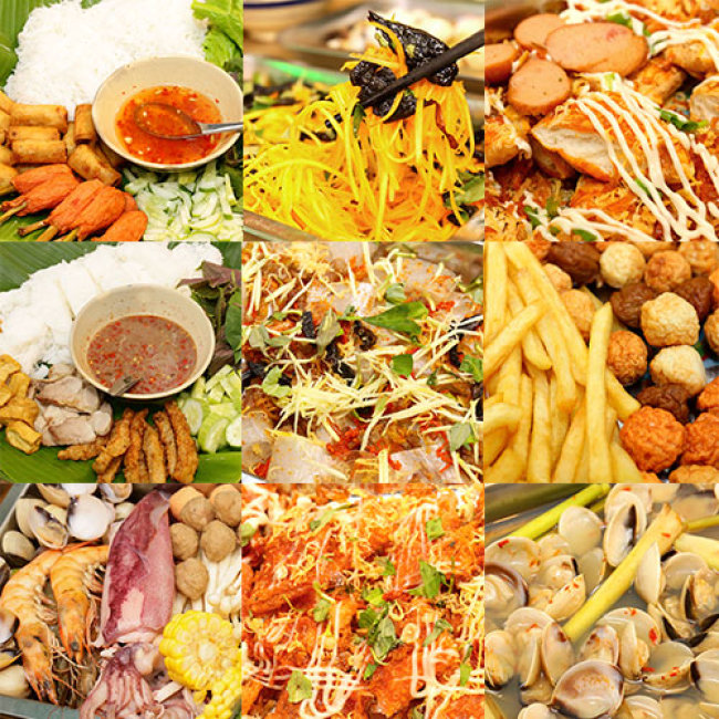 quán buffet ăn vặt sài gòn - Hình 2