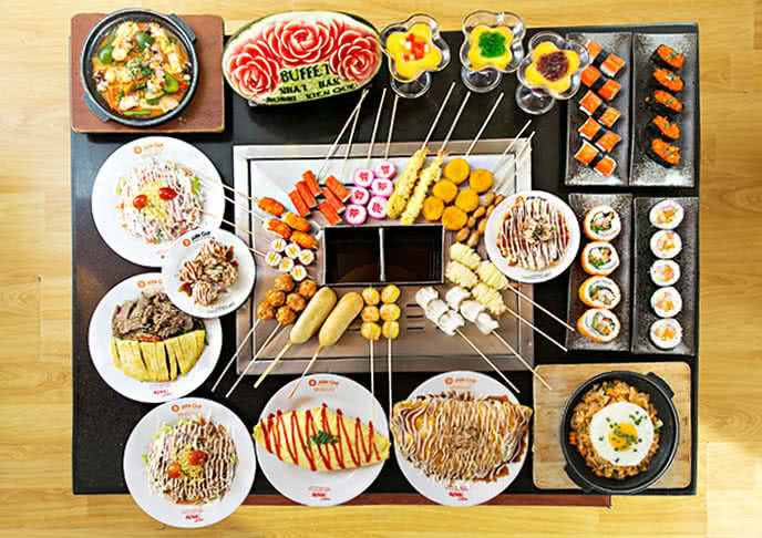 quán buffet ăn vặt sài gòn - Hình 1