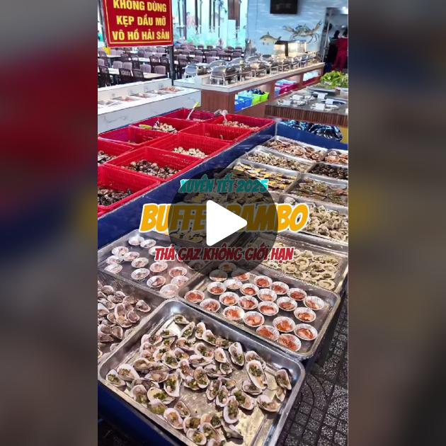 quán buffet bamboo long xuyên có thêm tôm hùm - Hình 2