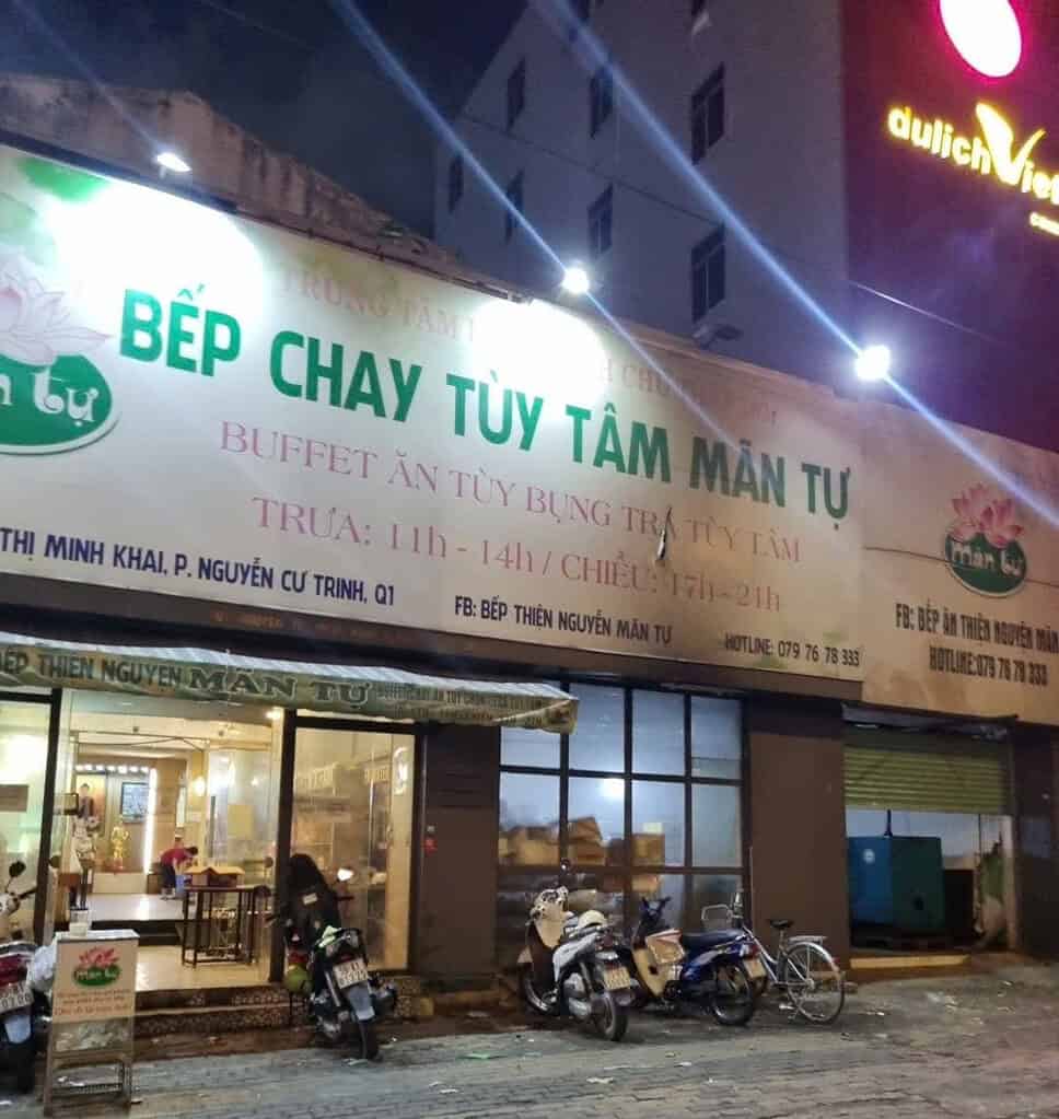quán buffet chay ở sài gòn mãn tự vegen - Hình 4