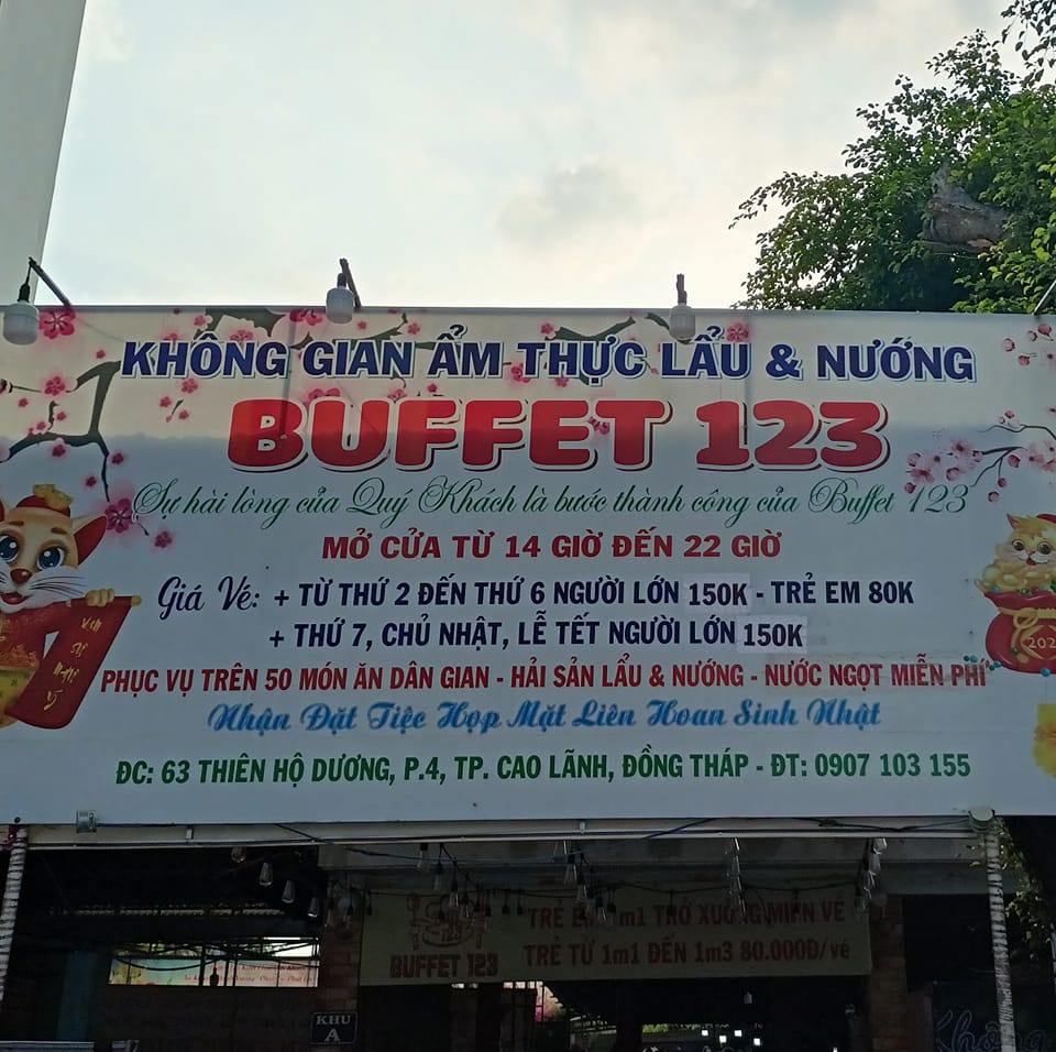 quán buffet ở cao lãnh đồng tháp - Hình 1
