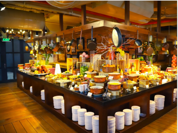 review quán buffet club trên bà nà âm thực việt - Hình 2