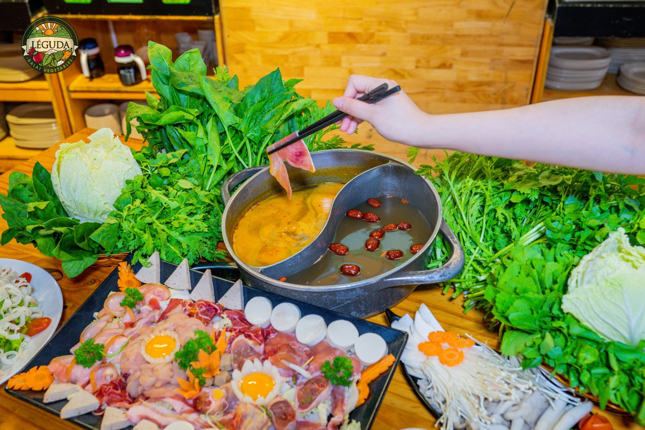 review quán buffet rau đà lạt - Hình 4